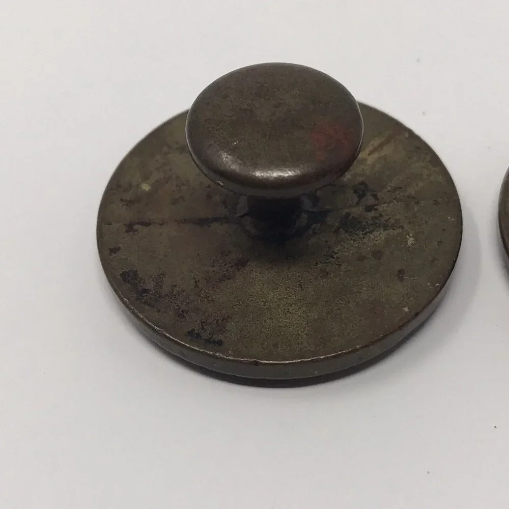 Vintage Brass Cufflinks Roman Style Horse